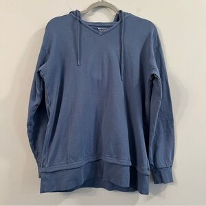 Women’s Athleta blue hooded pullover sweater size XS